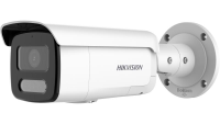 Camera de supraveghere IP Bullet 8MP Hikvision DS-2CD2T87G2H- LISU/SL(2.8MM)(EF), lentila fixa 2.8mm, iluminare min: Color: 0.0005 Lux @ (F1.0, AGC ON), 0 Lux cu lumina alba: 60m, IR 60m, microfon incorporat, difuzor incorporat, interfata audio: 1/1, alarma: 1/1, slot card de memorie (DS-2CD2T87G2H-LISU/SL(2.8MM)(EF))