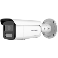 Camera de supraveghere IP Bullet 8MP Hikvision DS-2CD2T87G2H- LISU/SL(2.8MM)(EF), lentila fixa 2.8mm, iluminare min: Color: 0.0005 Lux @ (F1.0, AGC ON), 0 Lux cu lumina alba: 60m, IR 60m, microfon incorporat, difuzor incorporat, interfata audio: 1/1, alarma: 1/1, slot card de memorie (DS-2CD2T87G2H-LISU/SL(2.8MM)(EF))