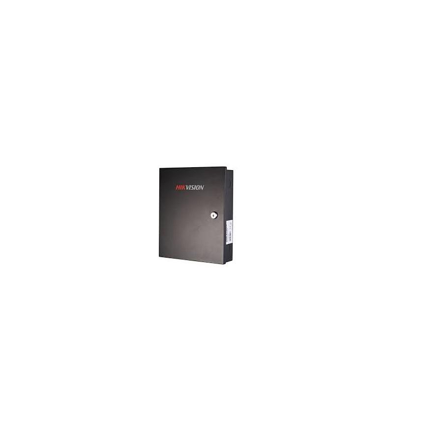 Centrala control acces Hikvision DS-K2804 pentru 4 usi(4cititoare)Four-door Access Controller, Accessible Card Reader: 4Wiegandreaders;Input interface: Door Magnetic×4, Door Switch×4, CaseInput×4;Outputinterface: Door Switch Relay×4, Alarm Relay×4; UplinkCommunicationInterface: TCP/IP Network (DS-K2804)