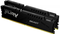 Memorie RAM Kingston 64GB DDR5 6000MHz CL30 Dual Channel Kit FURY Beast (KF560C30BBK2-64)