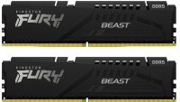 Memorie RAM Kingston DDR5 64GB 6400Mhz CL32 1.4V Dual Channel Kit Fury Beast Black EXPO (KF564C32BBEK2-64)