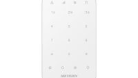 Tastatura wireless AX PRO Hikvision DS-PK1-E-WE, 868MHz two-way Tri-X wireless technology; distanta comunicare RF : 1200min camp deschis; Stay/away arming, disarming, alarm clearing for anumite zone sau pentru toate zonele; One-Push fire alarm, panic alarm, and medical alarm (Silent/Audible alarm (DS-PK1-E-WE)