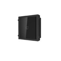 Modul cititor de card EM pentru videointerfon modular Hikvision DS-KD-E;deschidere usi cu card acces EM 125 KHz (cardurile nu sunt i ncluse);iluminare pe timp de noapte; protectie IP 65; Dimensiuni: 98.5 mm × 100mm × 33.7 mm; Temperatura de functionare: -40°C to +60°C; (DS-KD-E)
