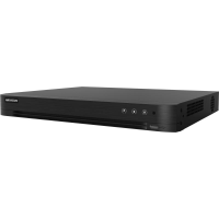 DVR Hikvision AcuSense 4 canale 5MP IDS-7204HUHI-M2/X, H.265 Pro+/H.265 Pro/H.265/H.264+/H.264 video compression, BNC interface (1.0 Vp-p, 75 Ω), supporting coaxitron connection, up  to 8-ch IP camera inputs(up to 8MP), pana la 4K/8MP @ 8fps(1-ch); 3K/5MP @12fps encoding capability, intrari (IDS-7204HUHI-M2/X)
