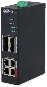 SWT 8 PORT HARDENED DHA HS4408-4ET-96 (HS4408-4ET-96)