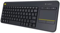 LOGITECH K400 Plus Wireless Touch Keyboard - BLACK - US INT'L (920-007145)