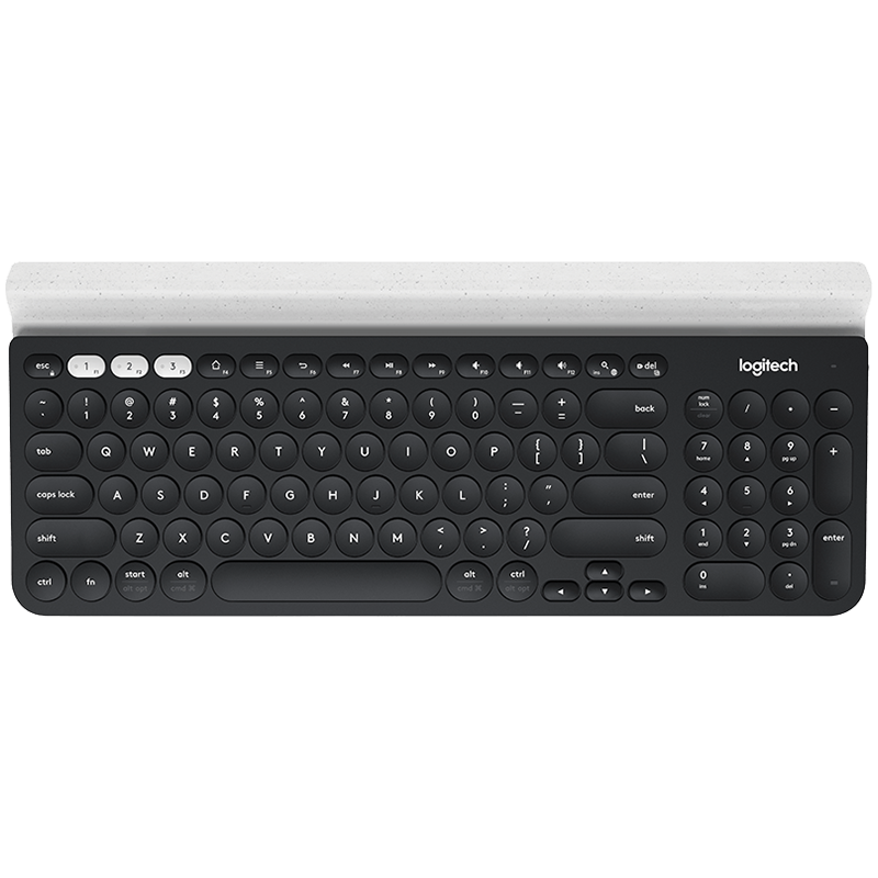 LOGITECH K780 Multi-Device Wireless Keyboard - DARK GREY/SPECKLED WHITE - US INT'L (920-008042)
