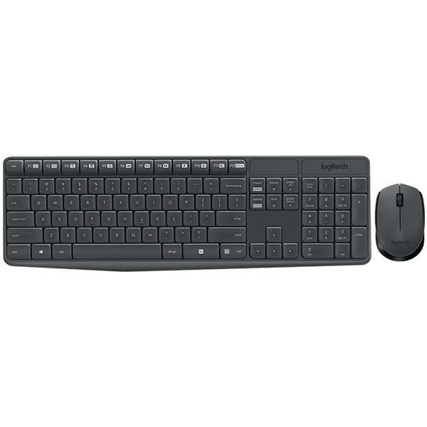 LOGITECH MK235 Wireless Combo - GREY - US INT'L (920-007931)