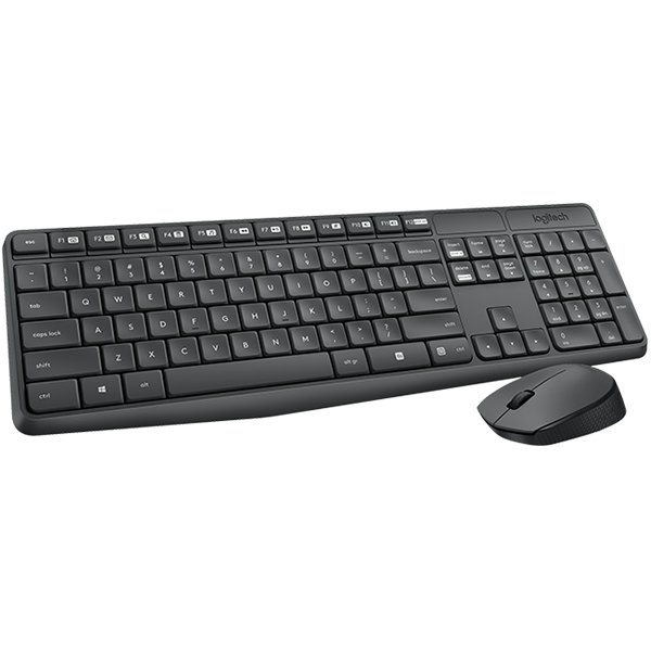 LOGITECH MK235 Wireless Combo - GREY - US INT'L (920-007931) - imagine 2