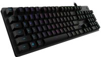 LOGITECH G512 Carbon RGB Mechanical Gaming Keyboard, GX Blue - CARBON - US INT'L - USB - INTNL - G512 CLICKY (920-008946)