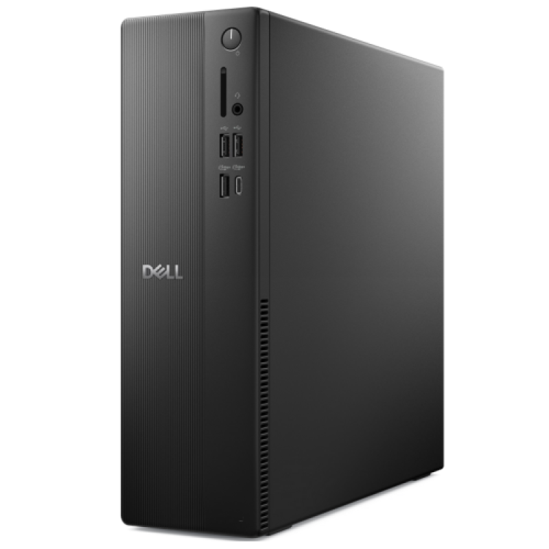 Desktop Dell Slim ECS1250, 180W Chassis, Energy Star Label, Intel(R) Core(TM)i5 14400 (20 MB cache, 10 Cores, 16 threads, up to 4.7 GHz), Intel(R) UHD Graphics 730 with shared graphics memory, 16GB, 16GBx1, DDR5, 4800MT/s, 1TB M.2 PCIe NVMe Solid State Drive, No Optical Drive, 3.0 SD Card Reader (ECS1250_RPLS-R_006_UBU)