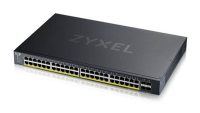 Zyxel XGS1935-52HP, 52 Port Lite-L3 Smart Managed PoE Switch, 48x Gigabit PoE and 4x 10G SFP+, hybrid mode, standalone or NebulaFlex Cloud, 375 Watt PoE (XGS1935-52HP-EU0101F)