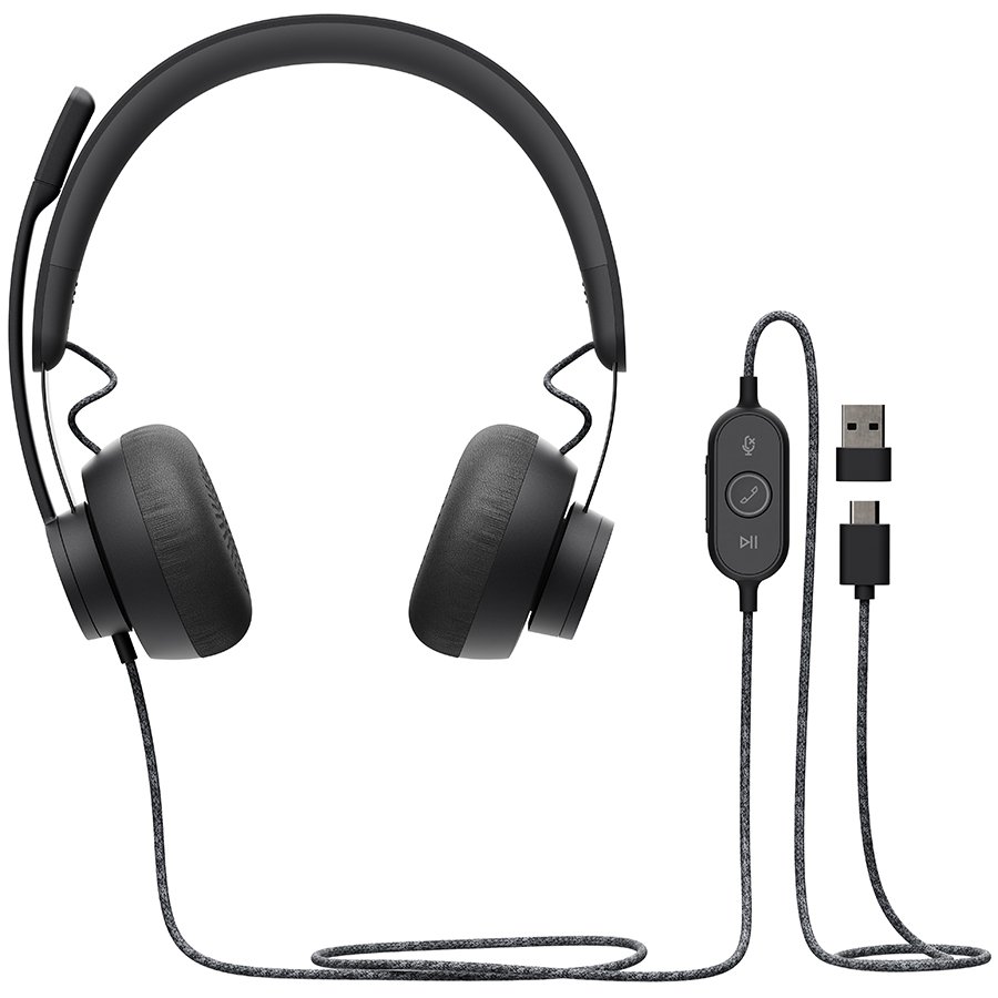 LOGITECH ZONE WIRED HEADSET FOR TEAMS - EMEA (981-000870)