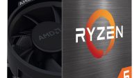 AMD CPU Desktop Ryzen 5 6C/12T 5600X (3.7/4.6GHz Max Boost,35MB,65W,AM4) box with Wraith Stealth Cooler (100-100000065BOX)