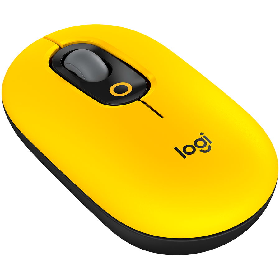LOGITECH POP Bluetooth Mouse - BLAST-YELLOW (910-006546) - imagine 2
