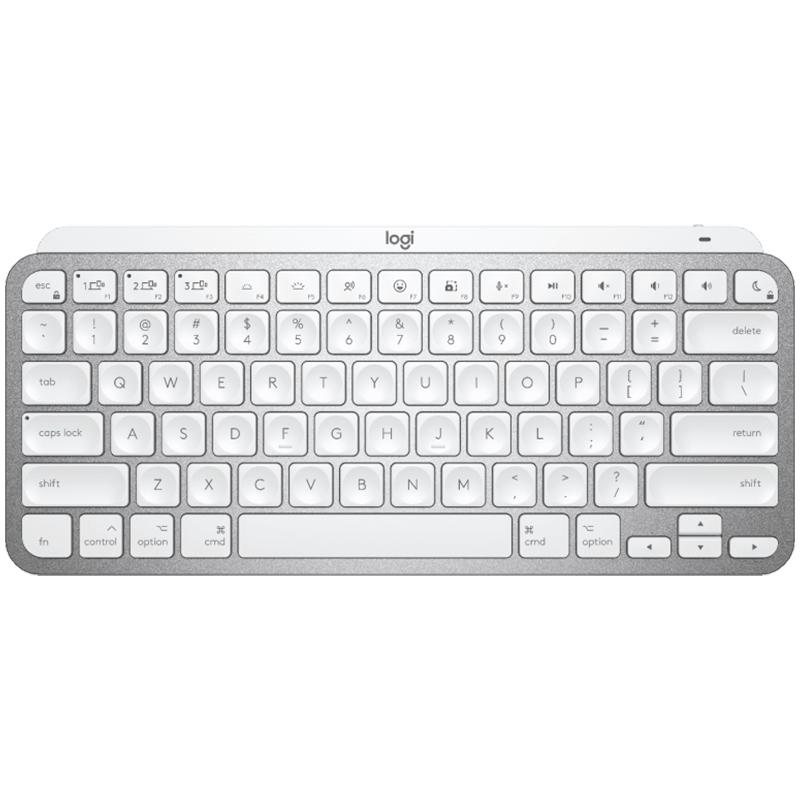 LOGITECH MX Keys Mini For MAC Bluetooth Illuminated Keyboard - PALE GREY - US INT'L (920-010526)
