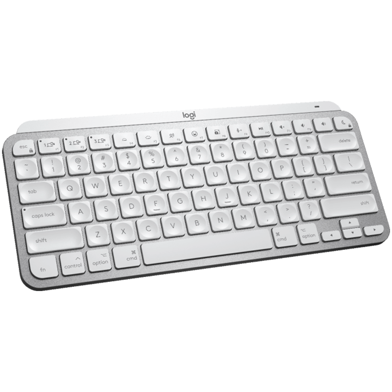 LOGITECH MX Keys Mini For MAC Bluetooth Illuminated Keyboard - PALE GREY - US INT'L (920-010526) - imagine 4