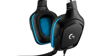 LOGITECH G432 Wired Gaming Headset 7.1 - LEATHERETTE - BLACK/BLUE - USB (981-000770)