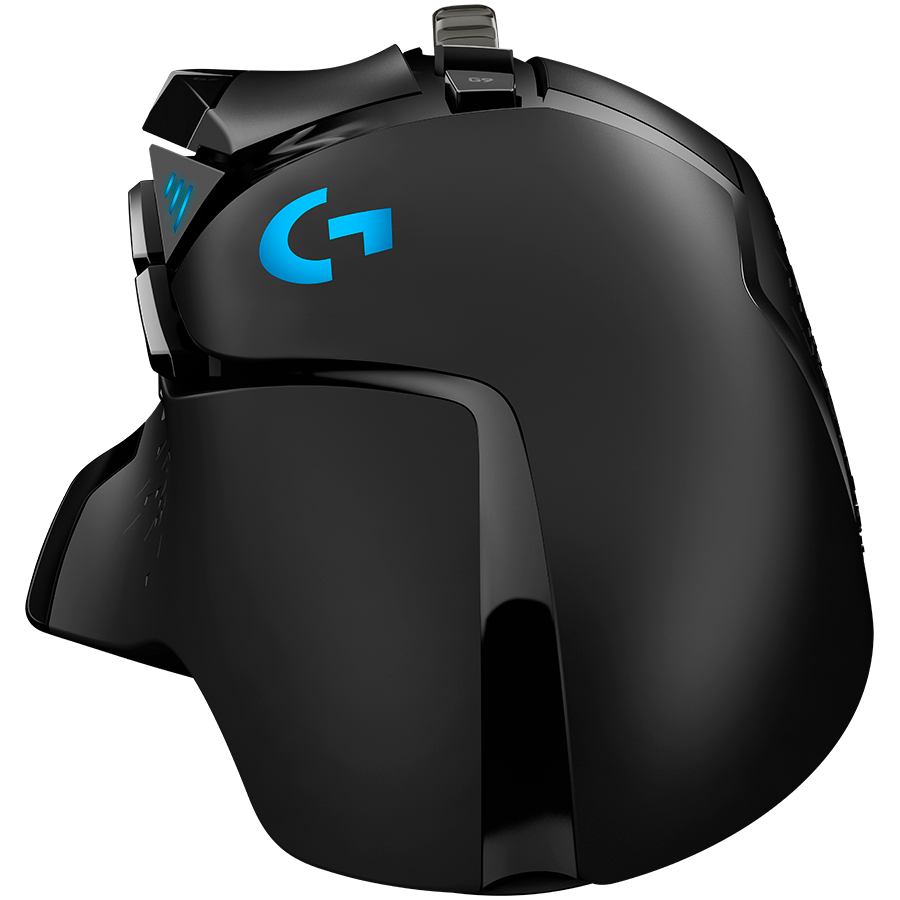 LOGITECH G502 Corded Gaming Mouse - HERO - BLACK - USB - EER2 (910-005470) - imagine 2