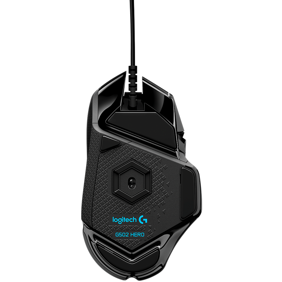 LOGITECH G502 Corded Gaming Mouse - HERO - BLACK - USB - EER2 (910-005470) - imagine 5