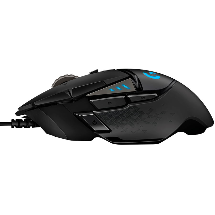 LOGITECH G502 Corded Gaming Mouse - HERO - BLACK - USB - EER2 (910-005470) - imagine 6