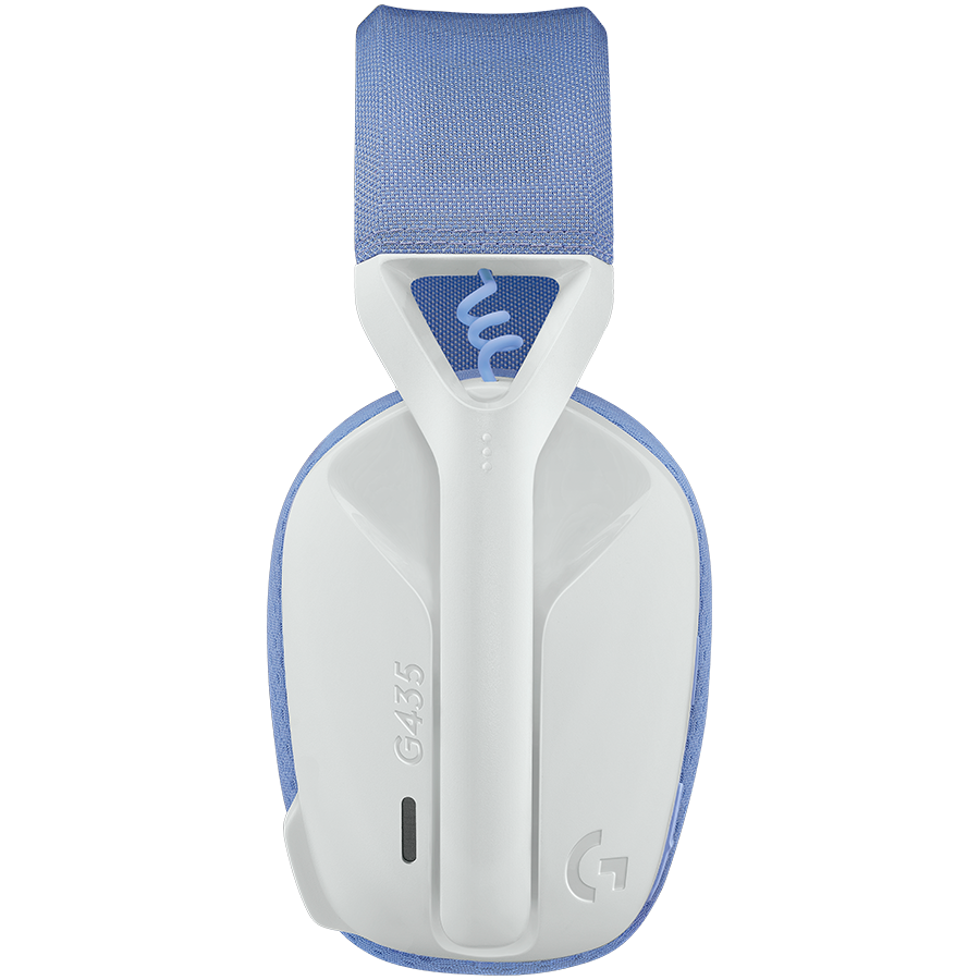 LOGITECH G435 LIGHTSPEED Wireless Gaming Headset - WHITE (981-001074) - imagine 4