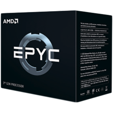 AMD CPU EPYC 7003X Series (24C/48T Model 7473X (2.8/3.7GHz Max Boost, 768MB, 240W, SP3) Tray (100-000000507)