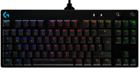 LOGITECH G PRO TKL Corded Mechanical Gaming Keyboard - BLACK - US INT'L - USB - CLICKY (920-009392)