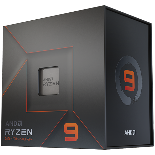 AMD CPU Desktop Ryzen 9 12C/24T 7900X (4.7/5.0GHz Boost,76MB,170W,AM5) box, with Radeon Graphics (100-100000589WOF)
