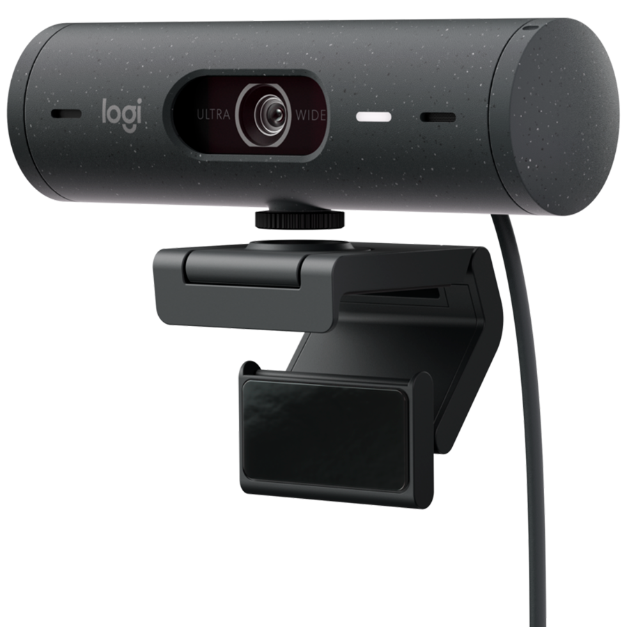 LOGITECH Brio 505 HD Webcam - GRAPHITE - USB - EMEA (960-001459) - imagine 2