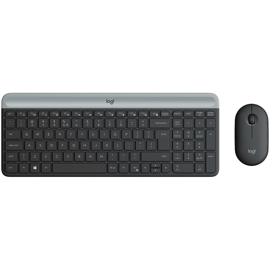 LOGITECH MK470 Slim Wireless Combo - GRAPHITE - US INT'L (920-009204)