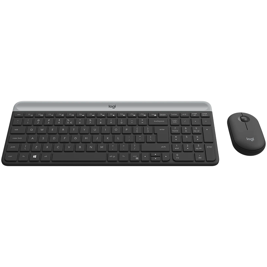 LOGITECH MK470 Slim Wireless Combo - GRAPHITE - US INT'L (920-009204) - imagine 3