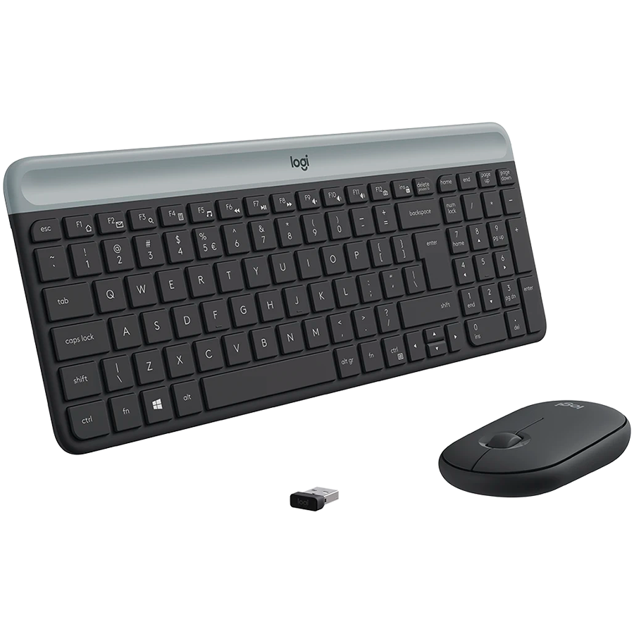 LOGITECH MK470 Slim Wireless Combo - GRAPHITE - US INT'L (920-009204) - imagine 4