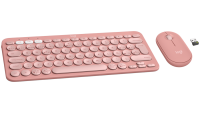 LOGITECH Pebble 2 Bluetooth Keyboard Combo - TONAL ROSE - US INT'L (920-012241)