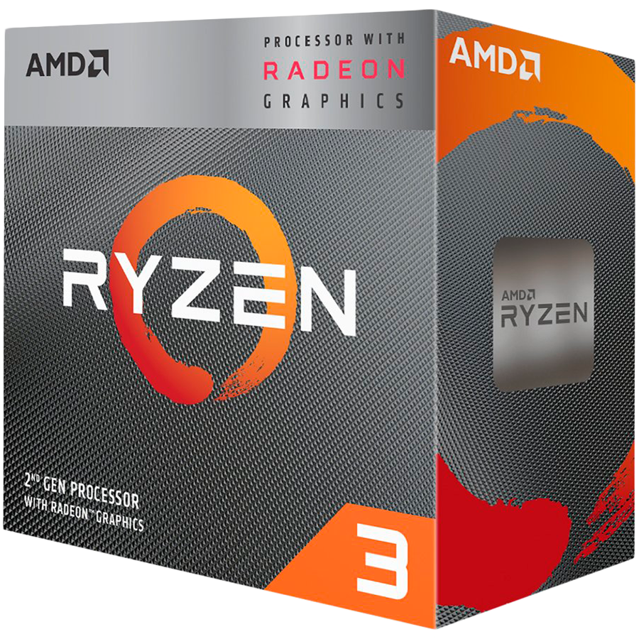 AMD CPU Desktop Ryzen 3 4C/4T 3200G (4.0GHz,6MB,65W,AM4) box, RX Vega 8 Graphics, with Wraith Stealth cooler (YD3200C5FHBOX)