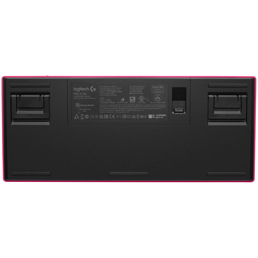 LOGITECH G PRO X TKL LIGHTSPEED Mechanical Gaming Keyboard - MAGENTA - US INT'l - TACTILE (920-012159) - imagine 4