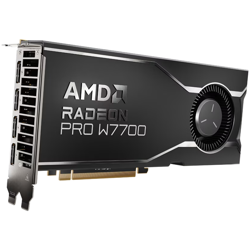 AMD Radeon PRO W7700 16GB GDDR6 256bit, 56.54TFLOPS, 18Gbps, 4x DP 2.1, Blower (100-300000006)