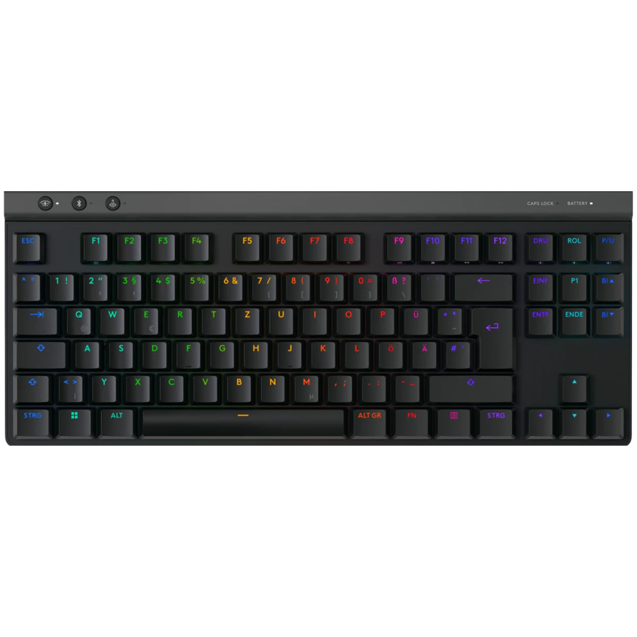 LOGITECH G515 LIGHTSPEED TKL - BLACK - US INT'L - 2.4GHZ/BT - EMEA28i-935 - TACTILE (920-012538)
