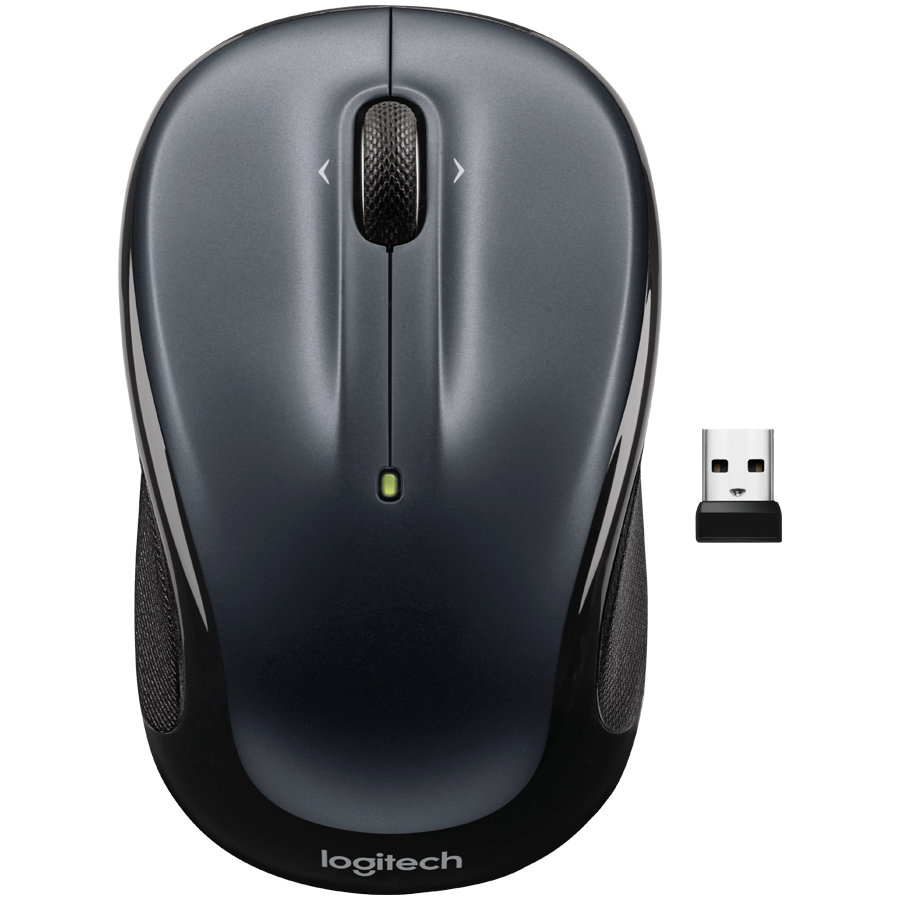 LOGITECH Wireless Mouse M325s - DARK SILVER - 2.4GHZ - EMEA (910-006812)