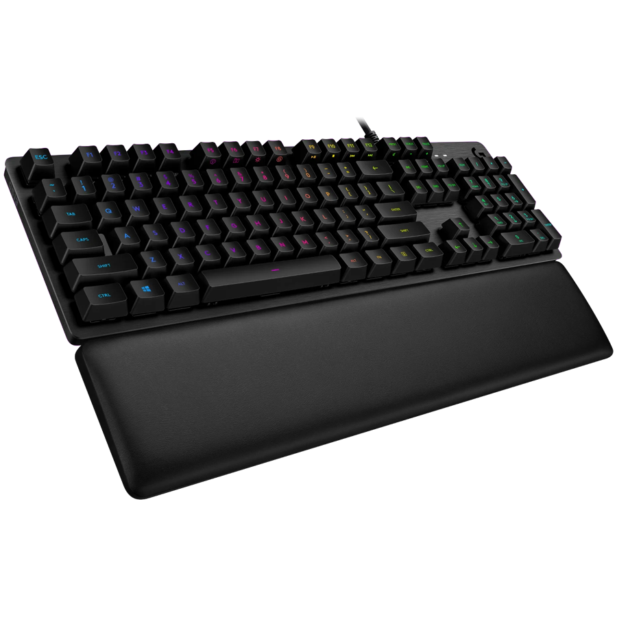 LOGITECH G513 Corded LIGHTSYNC Mechanical Gaming Keyboard - CARBON - US INT'L - USB - TACTILE (920-009330) - imagine 2