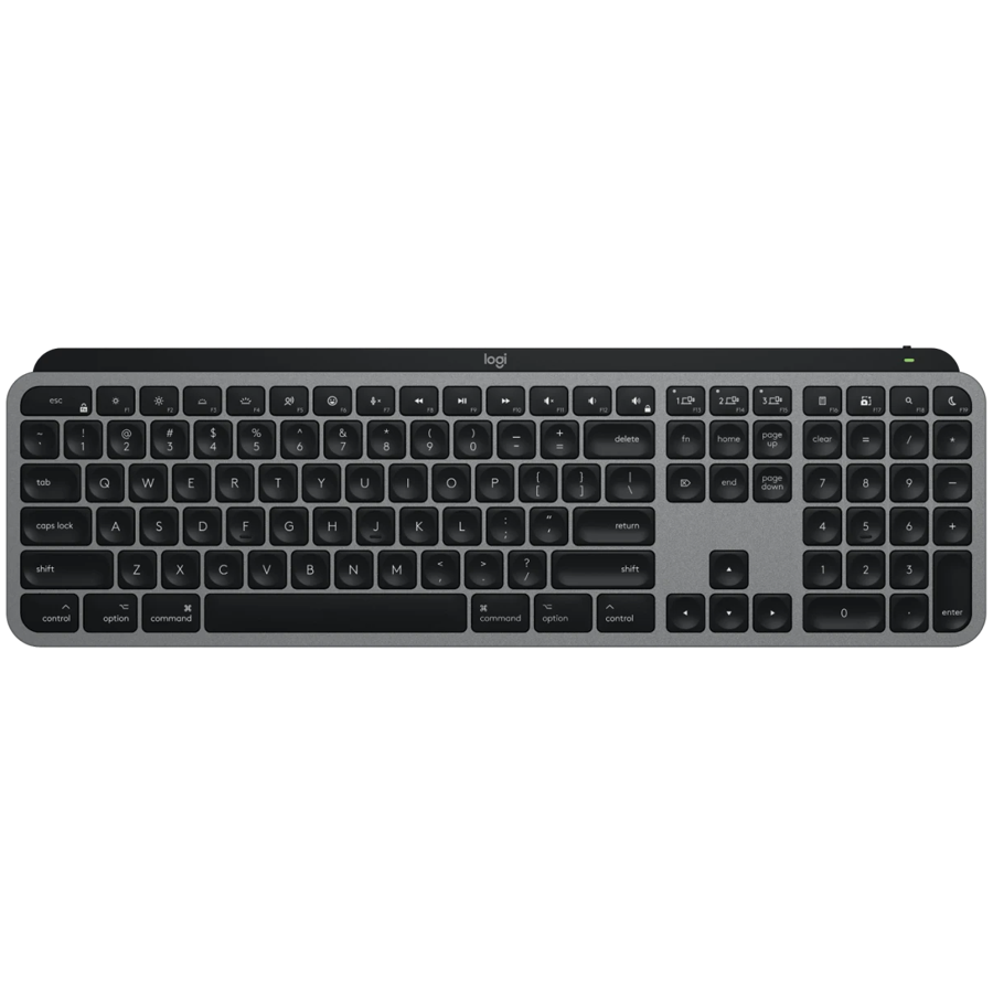 LOGITECH MX Keys S for Mac - SPACE GREY - US INT'L - BT - EMEA28-935 (920-011637)