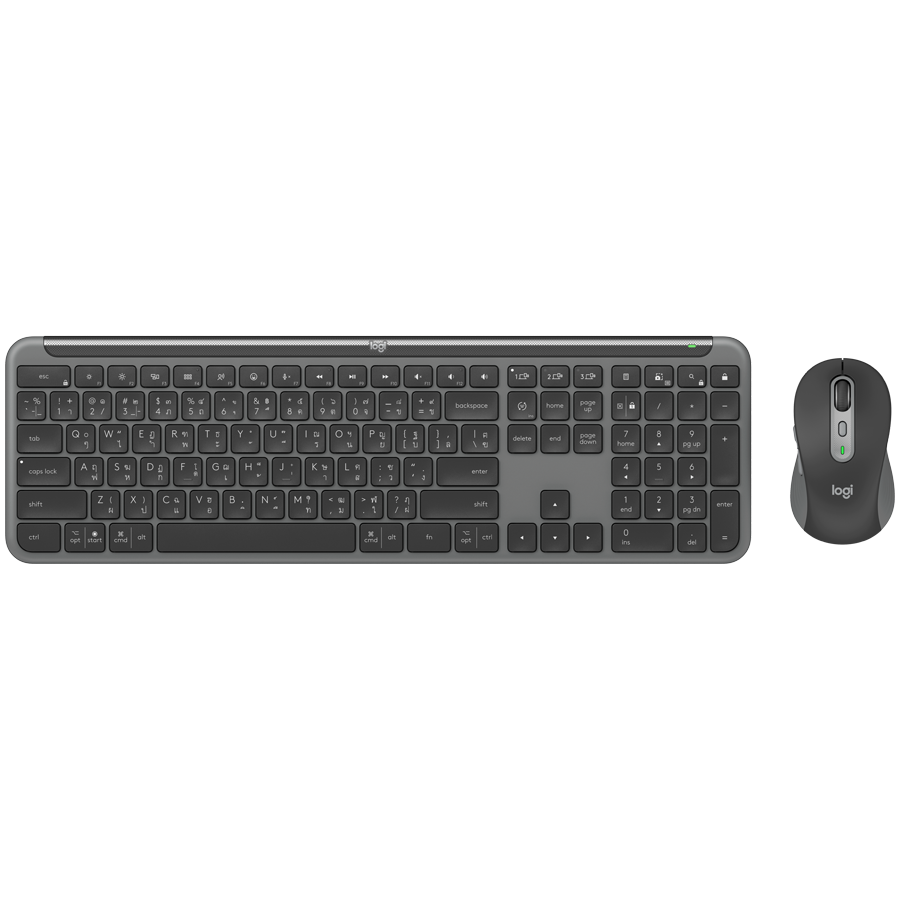 LOGITECH Signature Slim Combo MK950 - GRAPHITE - US INT'L - 2.4GHZ/BT- INTNL-973 (920-012490)