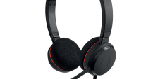 JABRA EVOLVE 20 UC Stereo USB Headband, Noise cancelling, USB connector, with mute-button and volume control on the cord, with foam ear cushion (4999-829-209)