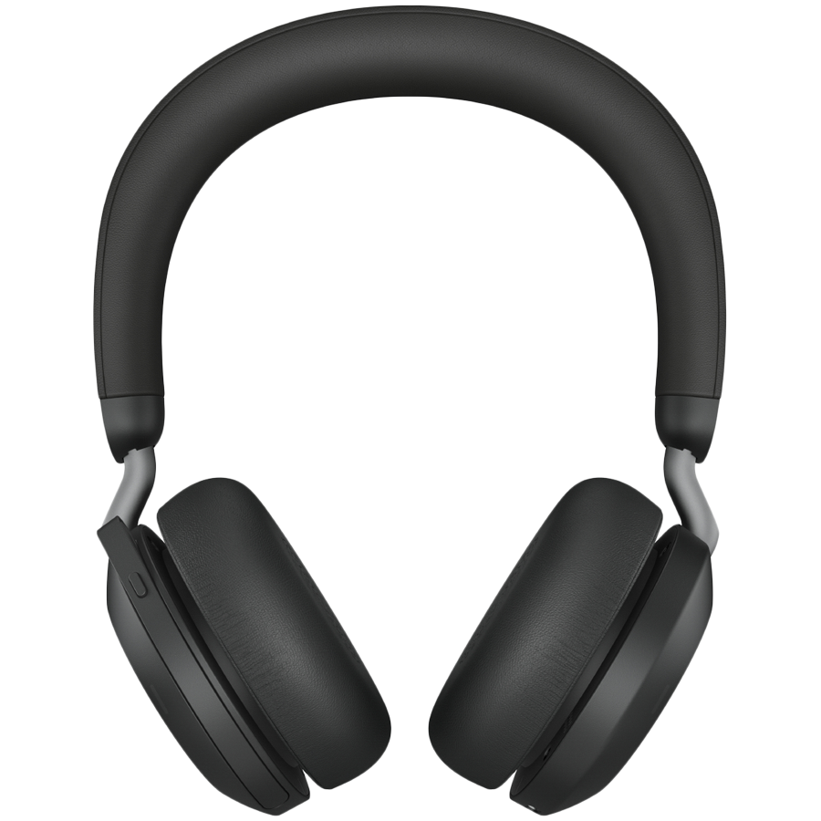 JABRA EVOLVE2 75, Link390a MS Stereo Black, EVOLVE2 75 headset Black MS, Link 380 BT adapter USB-A MS,1.2m USB-C to USB-A cable, carry pouch, warranty and warning (safety leaflets) (27599-999-999) - imagine 2