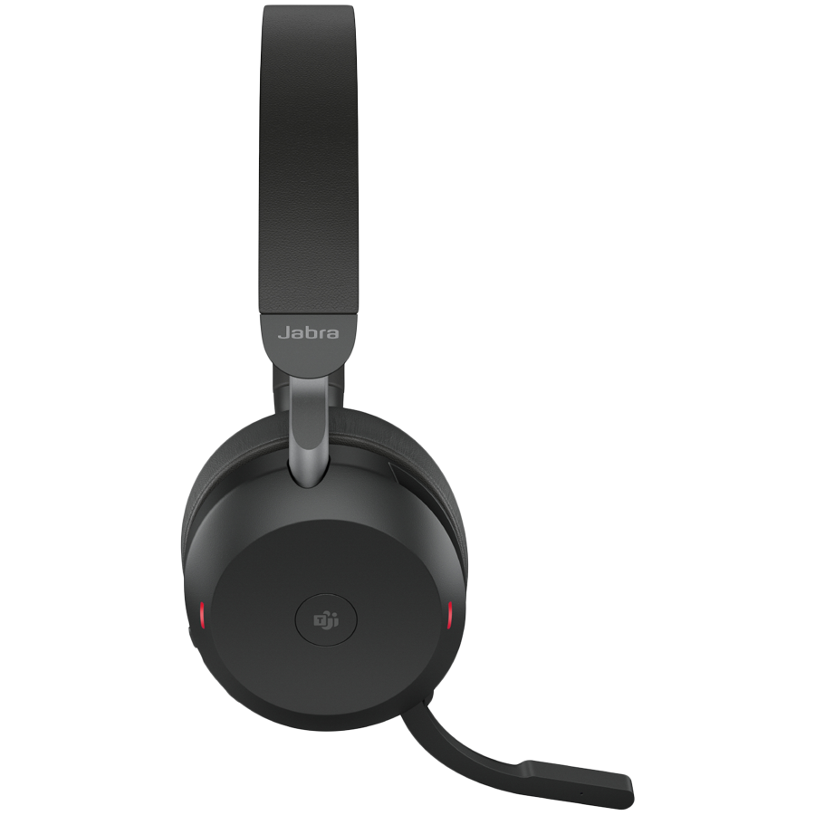 JABRA EVOLVE2 75, Link390a MS Stereo Black, EVOLVE2 75 headset Black MS, Link 380 BT adapter USB-A MS,1.2m USB-C to USB-A cable, carry pouch, warranty and warning (safety leaflets) (27599-999-999) - imagine 4