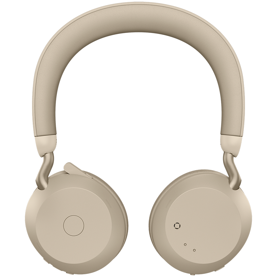 JABRA EVOLVE2 75, Link380c MS Stereo Beige, EVOLVE2 75 headset Beige MS, Link 380 BT adapter USB-C MS,1.2m USB-C to USB-C cable, carry pouch, warranty and warning (safety leaflets) (27599-999-898) - imagine 2