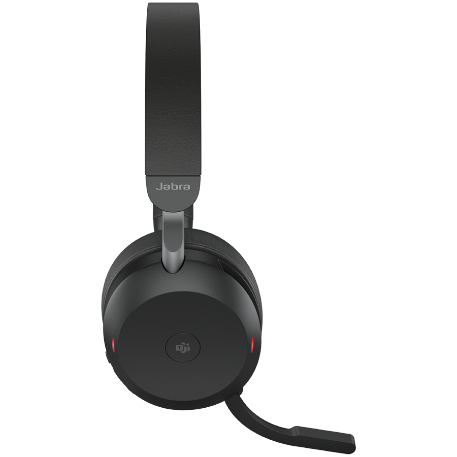JABRA EVOLVE2 75, Link380c UC Stereo Black, EVOLVE2 75 headset Black UC, Link 380 BT adapter USB-C UC,1.2m USB-C to USB-C cable, carry pouch, warranty and warning (safety leaflets) (27599-989-899) - imagine 3