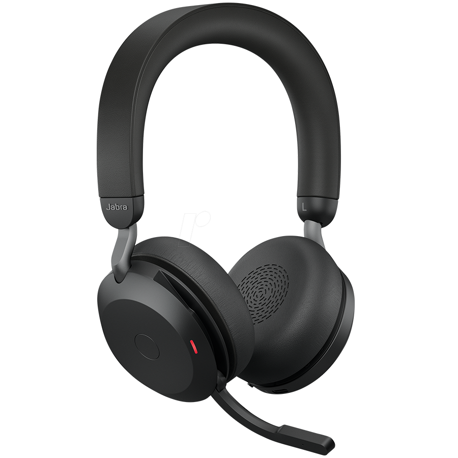 JABRA EVOLVE2 75, Link380a UC Stereo Black, EVOLVE2 75 headset Black UC, Link 380 BT adapter USB-A UC,1.2m USB-C to USB-A cable, carry pouch, warranty and warning (safety leaflets) (27599-989-999)