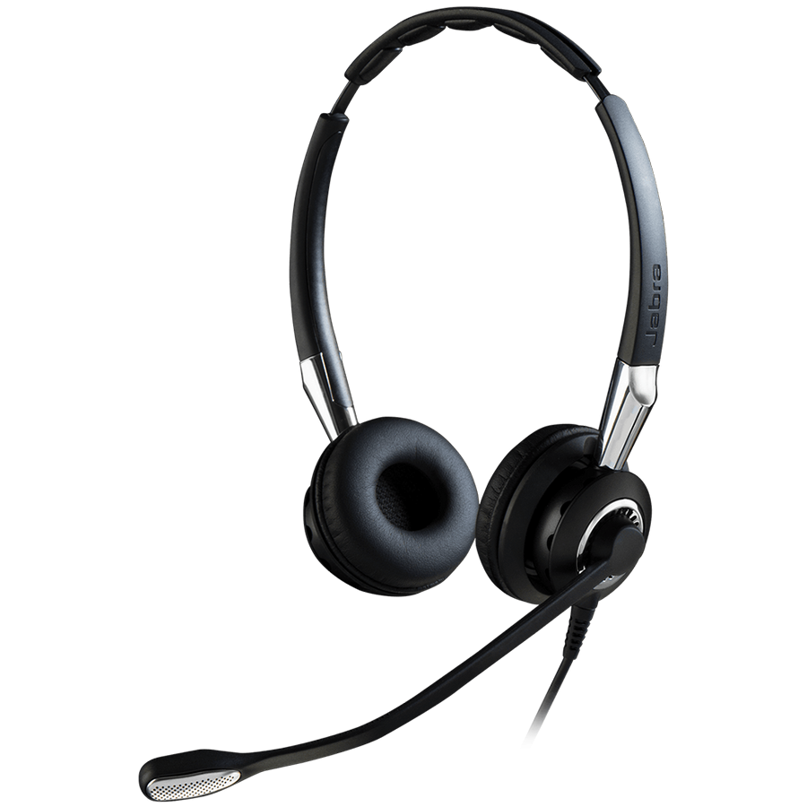 JABRA BIZ 2400 II Duo NEXT GENERATION - Type: 72 UNC (UNC = Ultra-Noise-Cancelling) microphone boom: FreeSpin (2409-720-209)