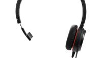 JABRA EVOLVE 20 MS Mono USB Headband Special Edition .Noise cancelling, USB connector, with mute-button and volume control on the cord, with leatherette ear cushion, Microsoft optimized (4993-823-309)